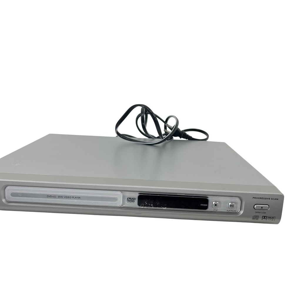 Philips DVD622 Progressive Scan DVD Player Silver DVD622/37 with Remote Manual